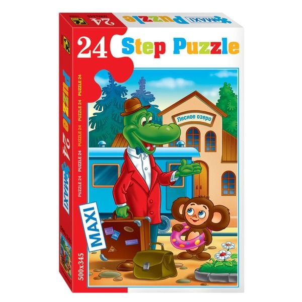 Пазл Step Puzzle Чебурашка maxi 24 элементов купить,NaN