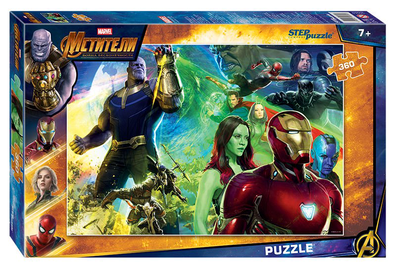 Пазл Step Puzzle Marvel Война бесконечности 360 элементов купить,NaN
