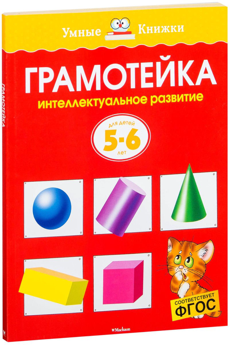 Детская литература Земцова О. Н. Грамотейка. Интеллектуальное развитие детей 5-6 лет  купить,NaN