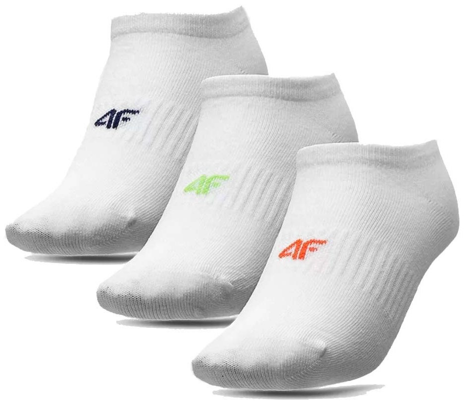 Носки 4F 4FJSS23USOCM103-90S 3 пары белый 36-38 купить,NaN