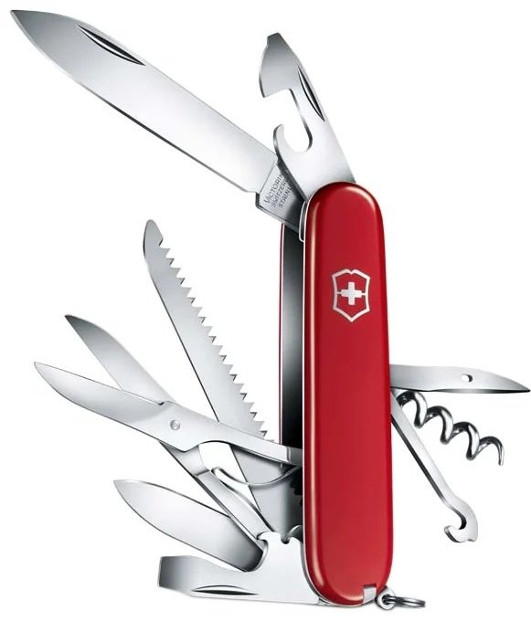 Мультитул Victorinox Huntsman 1.3713 красный купить,NaN