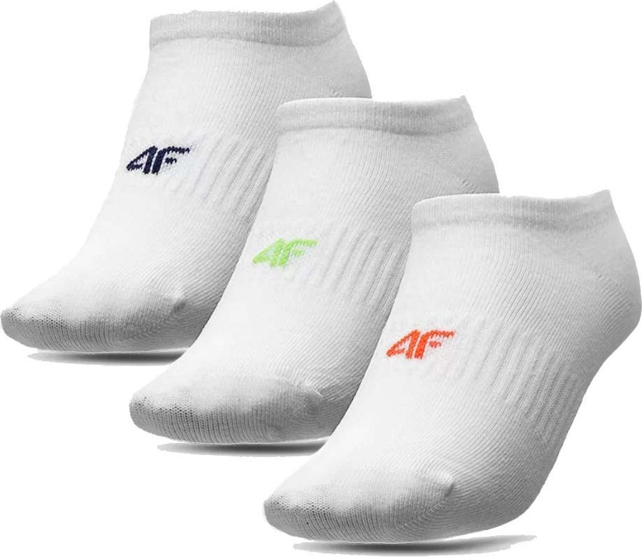Носки 4F 4FJSS23USOCM103-90S 3 пары белый 32-35 купить,NaN
