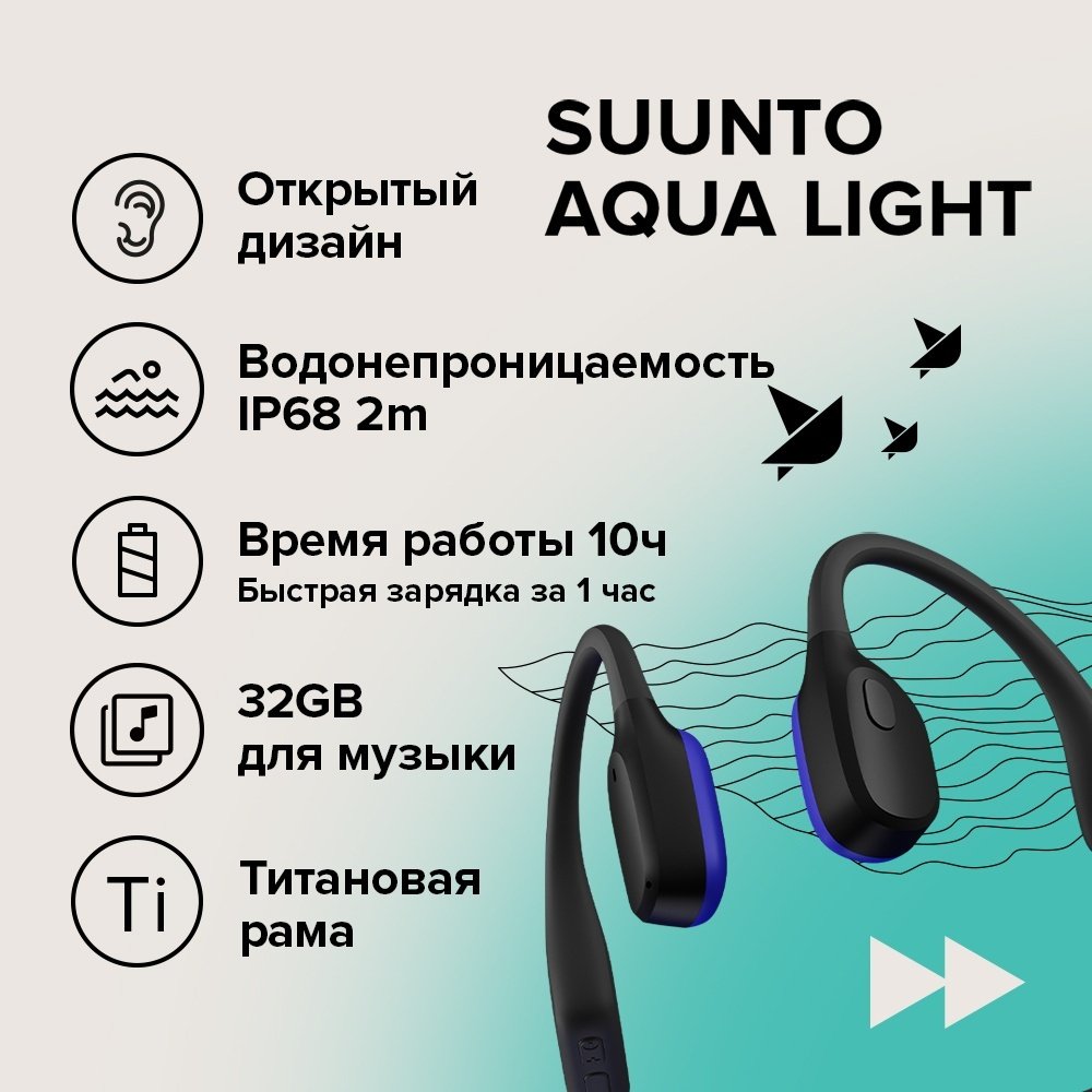 Наушники Suunto Aqua Light фиолетовый купить,83898