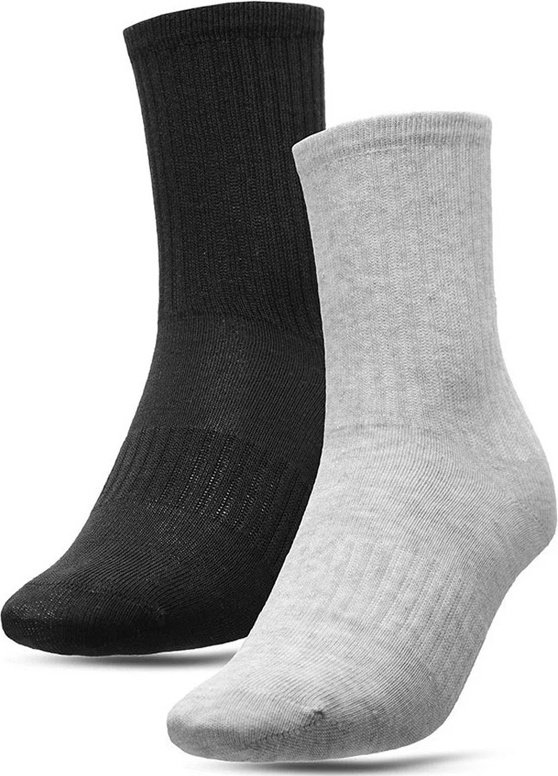 Носки 4F HJL22-JSOM003-27M+21 2 пары черный, серый 32-35 купить,NaN