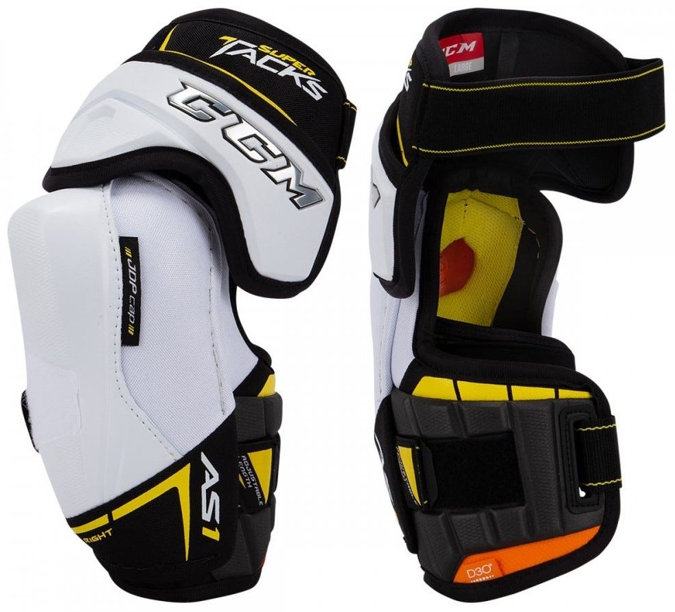 Налокотник CCM TACKS AS1 SR M белый купить,NaN