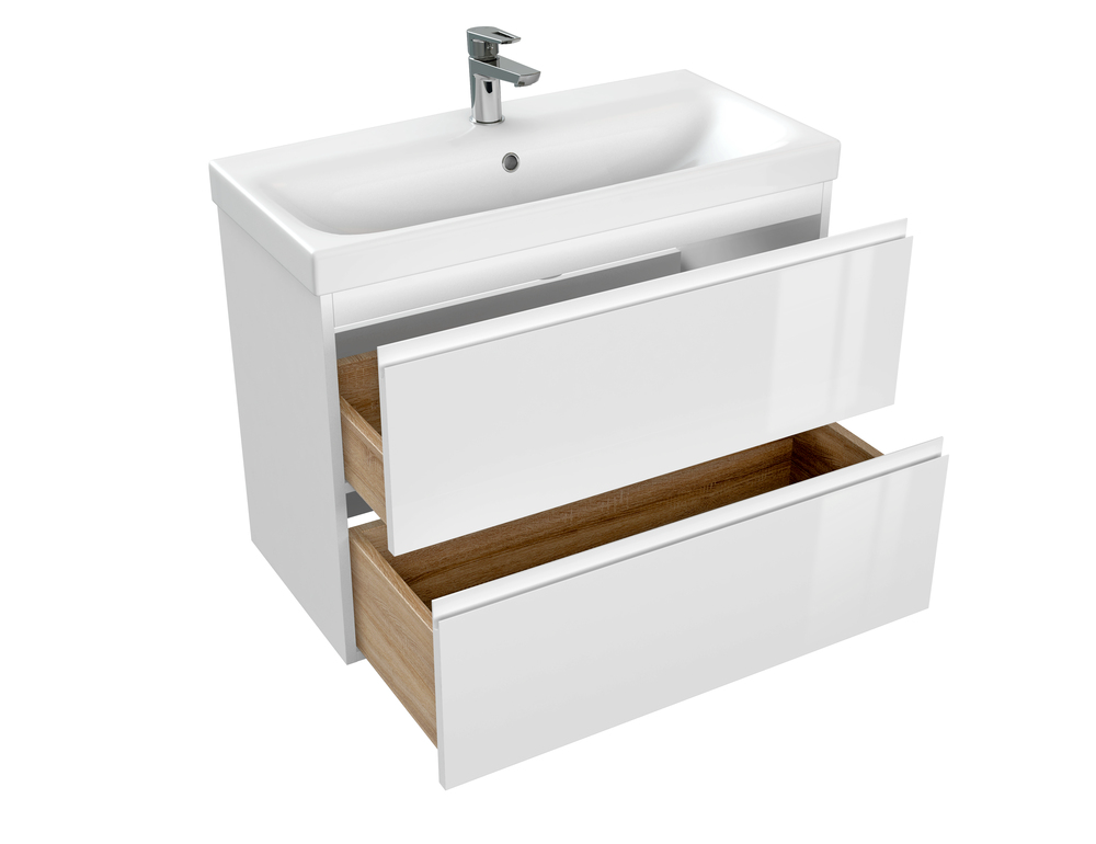 Тумба под раковину Cersanit Moduo 80 77.6x57x37.5см купить,NaN