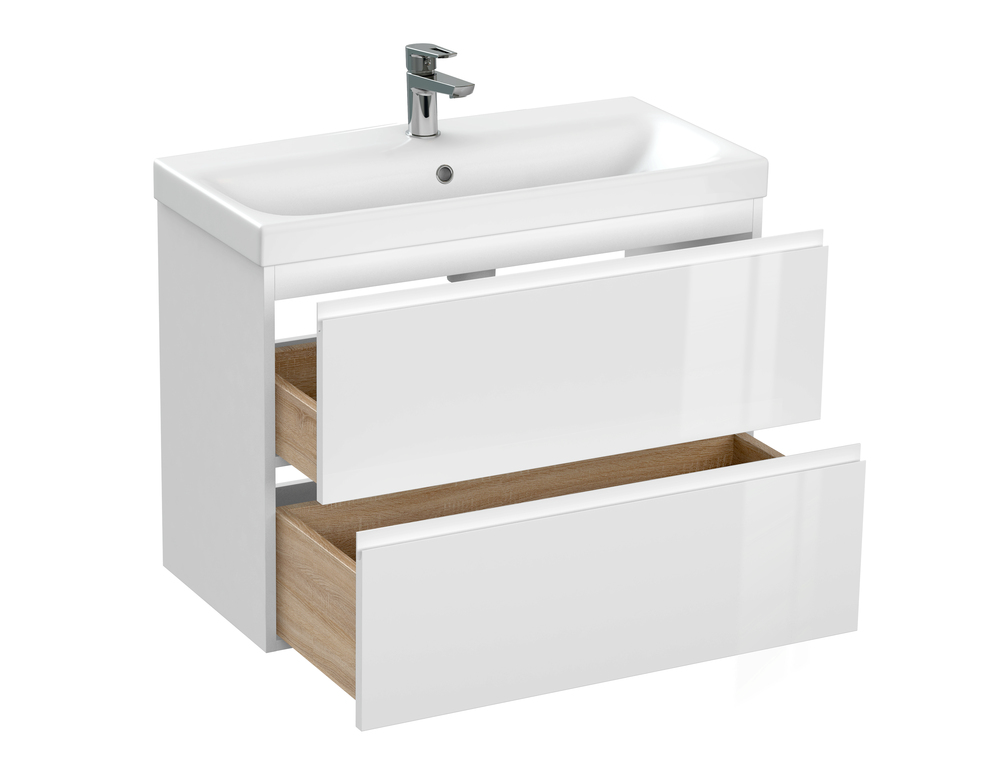 Тумба под раковину Cersanit Moduo 80 77.6x57x37.5см купить,NaN