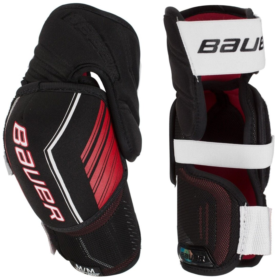 Налокотник Bauer S18 NSX Elbow Pad JR черный M купить,NaN