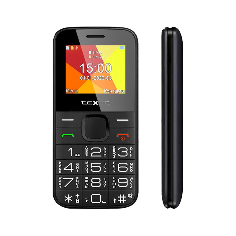 Мобильный телефон Texet TM-B201 Black купить,NaN