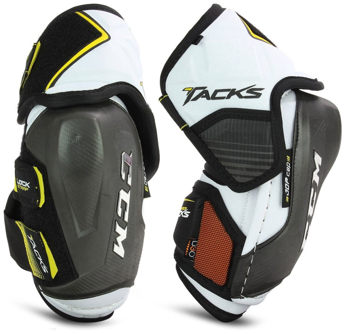 Налокотник CCM Super Tacks SR белый-черный S купить,NaN