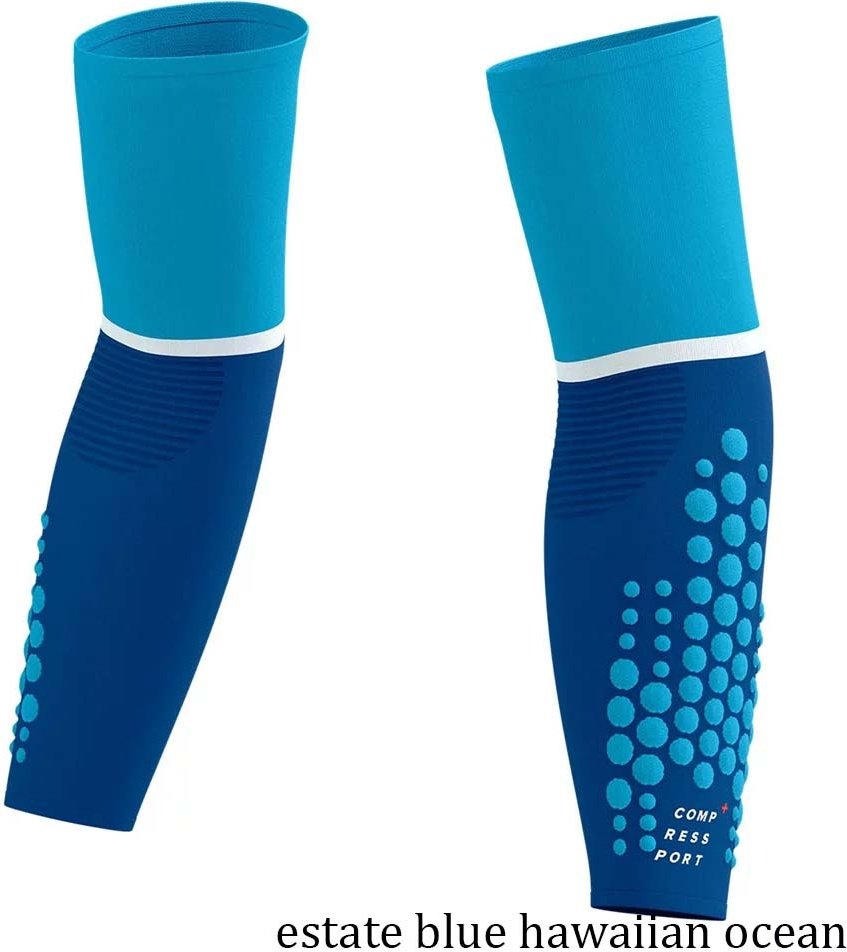 Налокотник Compressport SU00008B синий универсальный купить,NaN