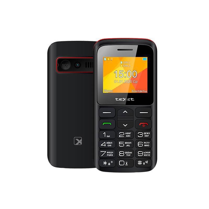 Мобильный телефон Texet TM-B323 Black-Red купить,NaN