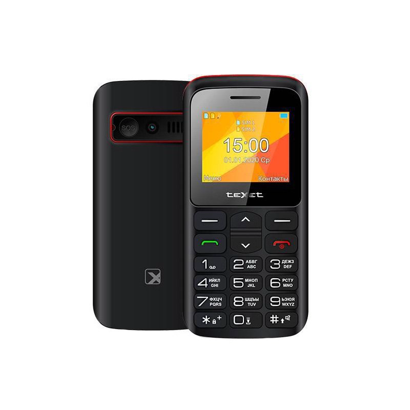 Мобильный телефон Texet TM-B323 Black-Red купить,NaN