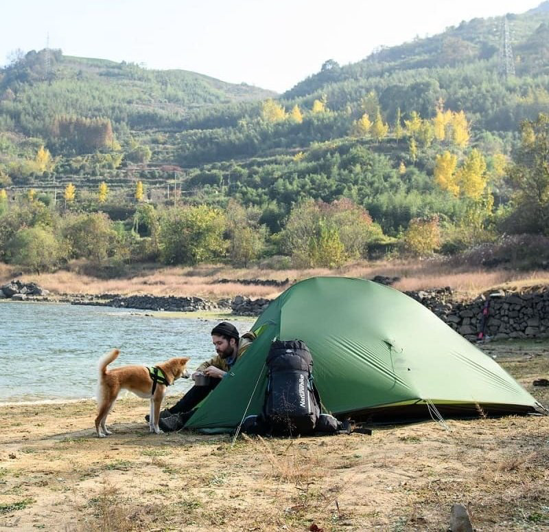 Палатка Naturehike кемпинговая 2-местная хаки купить,NaN