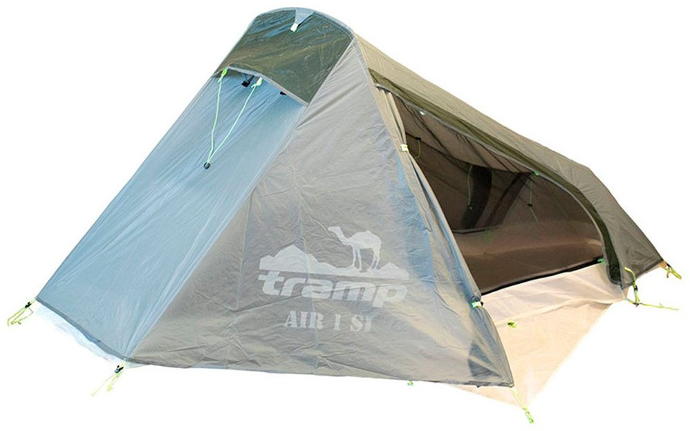 Палатка Tramp треккинговая 1-местная серый купить,NaN