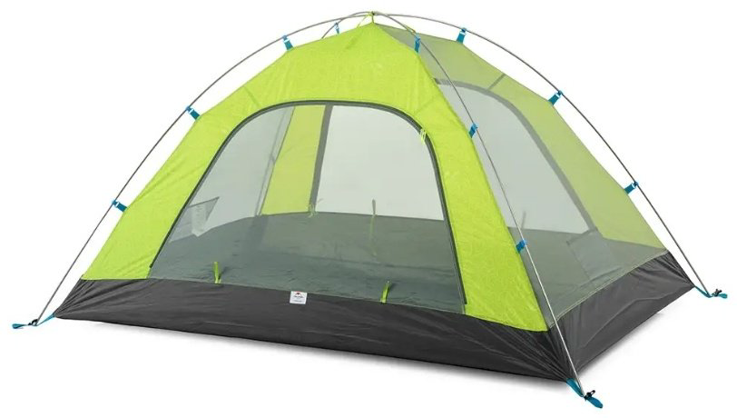 Палатка Naturehike треккинговая 4-местная зеленый купить,NaN
