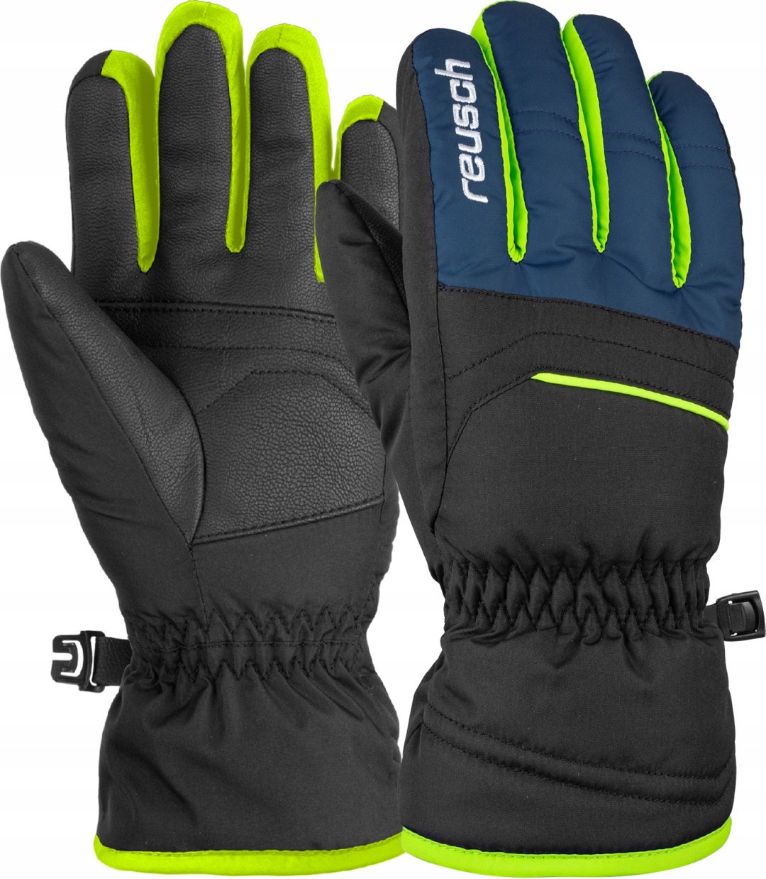 Перчатки Reusch размер 5.5 черный, синий