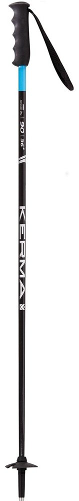 Палки для лыж Kerma палки горнолыжные Rental Fiber Jr //70, silver- blue