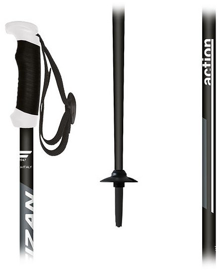Палки для лыж FIZAN Action PRO, 100.2 120 серый