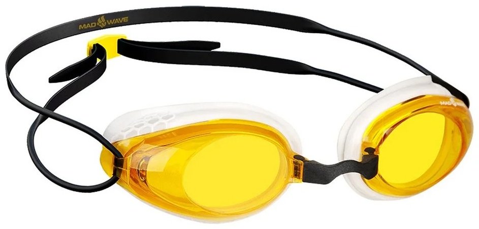 Очки Madwave M0427 18 0 06W унисекс черный, желтый