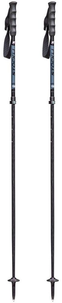 Палки для лыж STOCKLI Carbon Pro Vario, 435160109 125 черный, синий