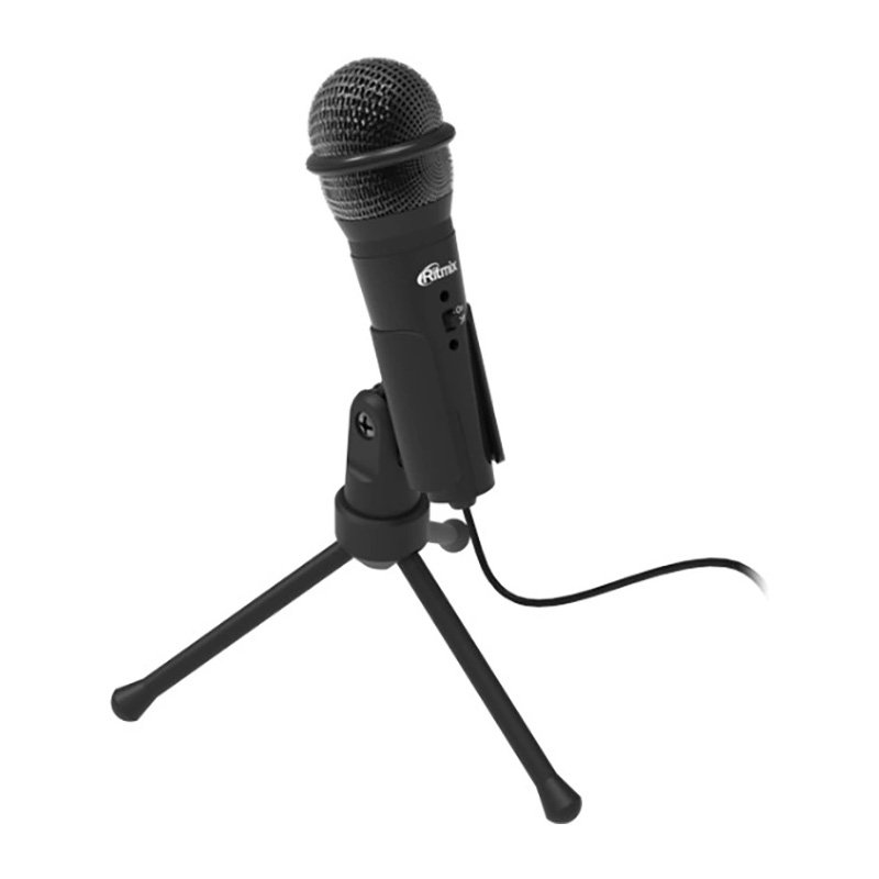 Микрофон Ritmix RDM-120 черный купить,NaN