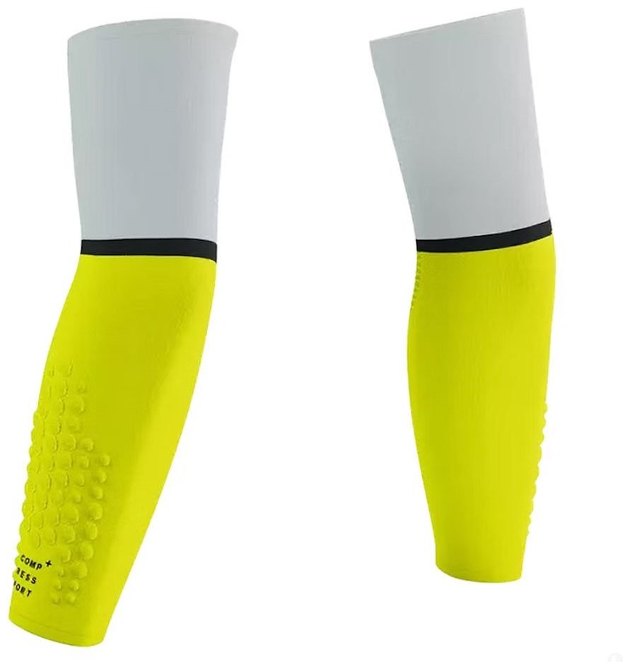 Налокотник Compressport SU00008B-0026 желтый, серый T1