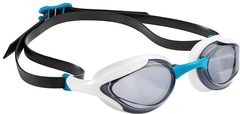 Очки Madwave M0427 27 0 02W унисекс черный, голубой, белый