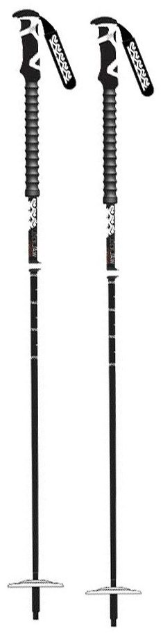 Палки для лыж K2 Lockjaw Carbon, 10G3033.1.1 145 черный купить,NaN