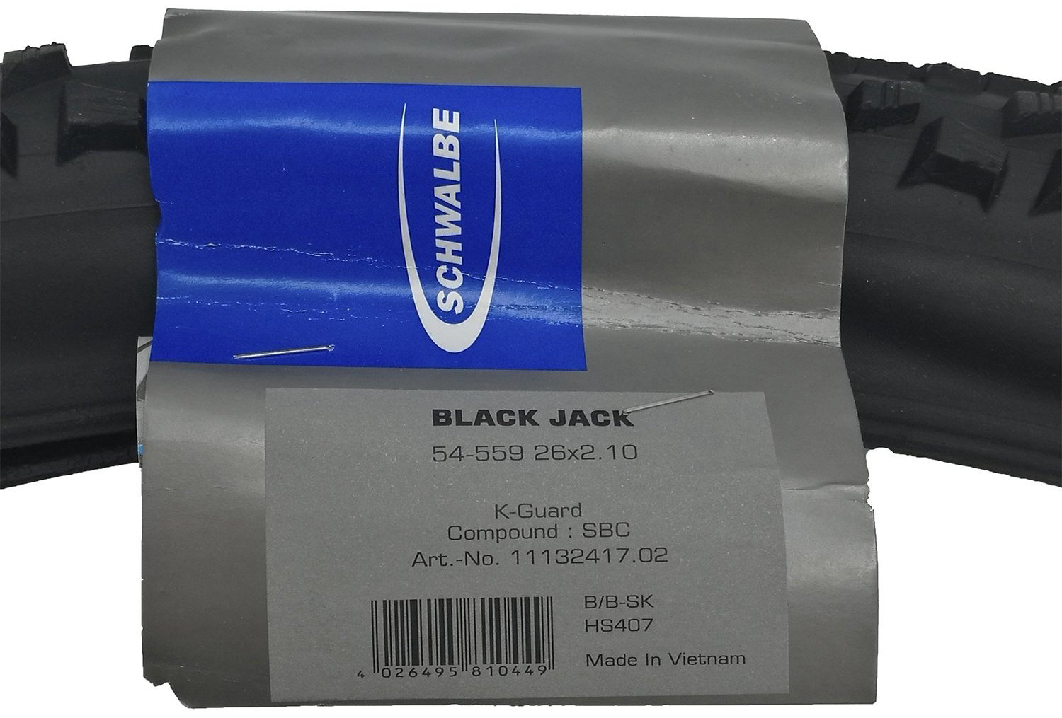 Покрышка Schwalbe Black Jack K-Guard 11132417.02 26 купить,NaN