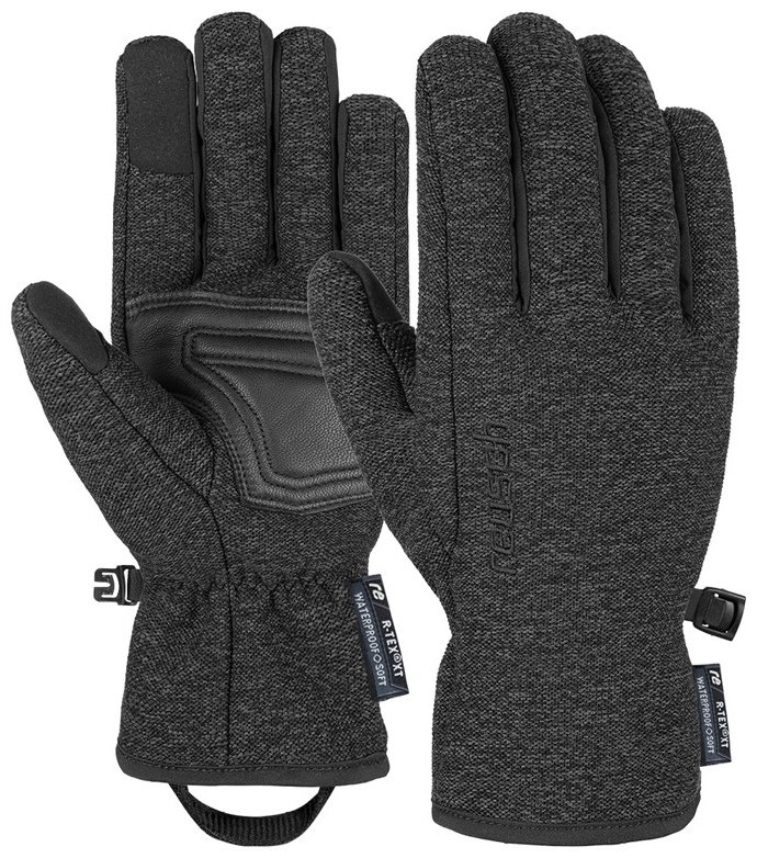 Перчатки Reusch размер 7.5 черный, серый купить,NaN