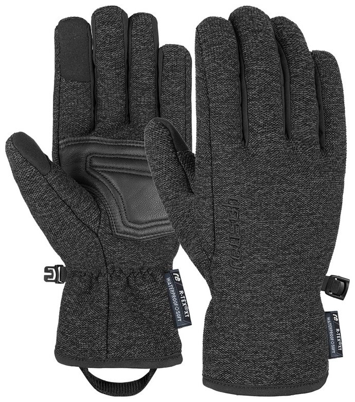 Перчатки Reusch размер 7.5 черный, серый купить,NaN