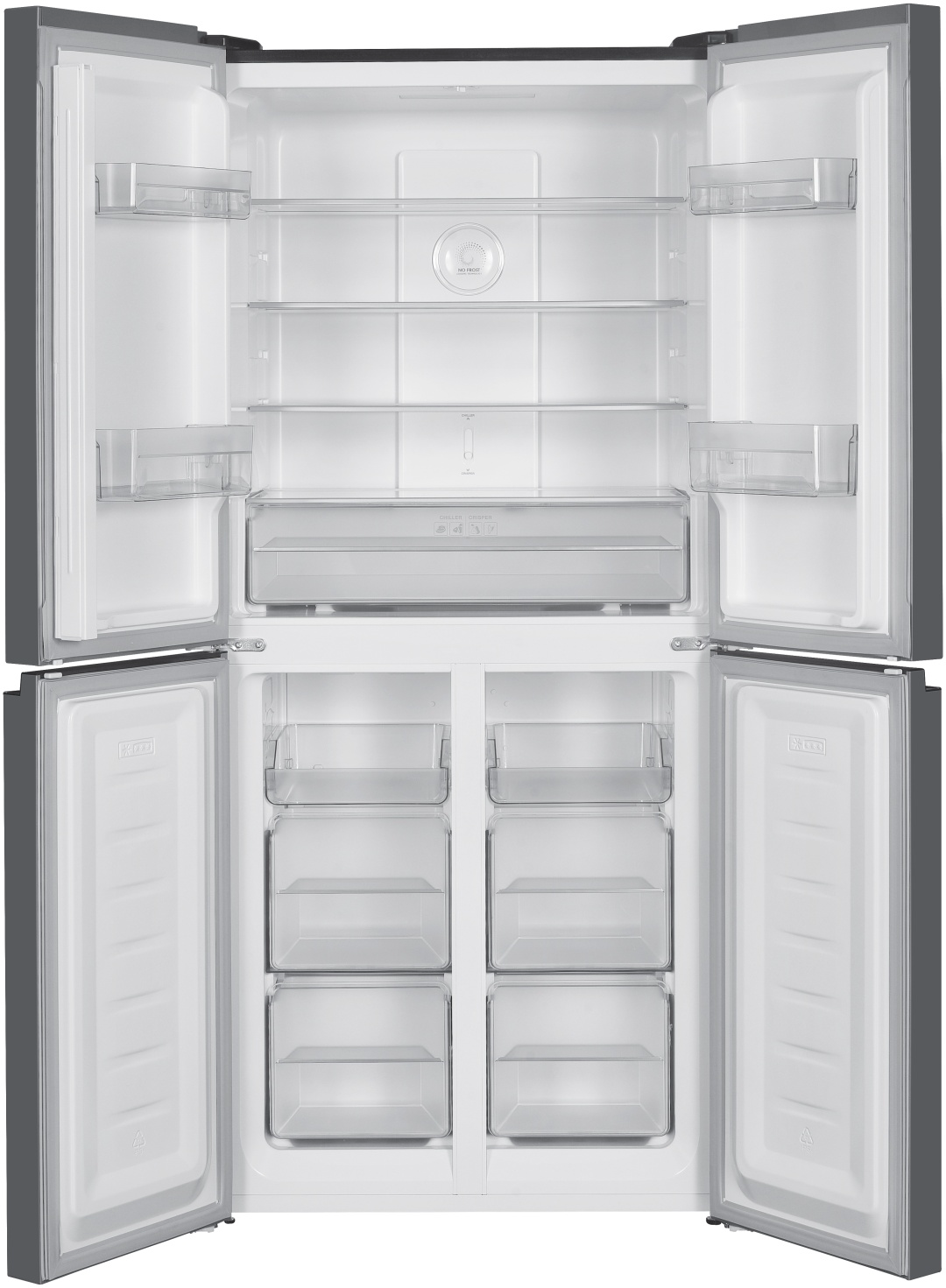 Холодильник SNOWCAP MD NF 500 BI черный купить,NaN