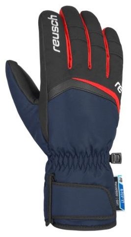 Перчатки Reusch размер 10.5 черный, красный, синий купить,NaN