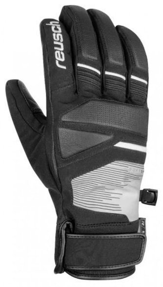 Перчатки Reusch размер 8 черный, белый купить,NaN
