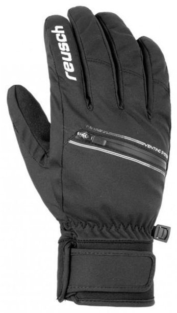 Перчатки Reusch размер 9 черный, белый купить,NaN