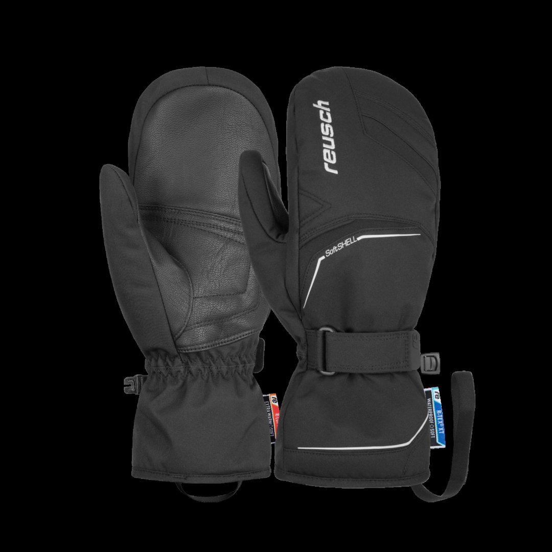 Варежки Reusch размер 9.5 черный купить,NaN