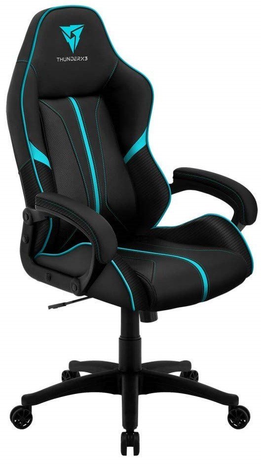 Кресло игровое ThunderX3 BC1 BC черно-голубое
