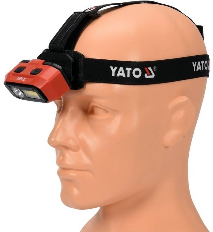YATO налобный фонарь YT-08594 питание от аккумулятора купить,NaN