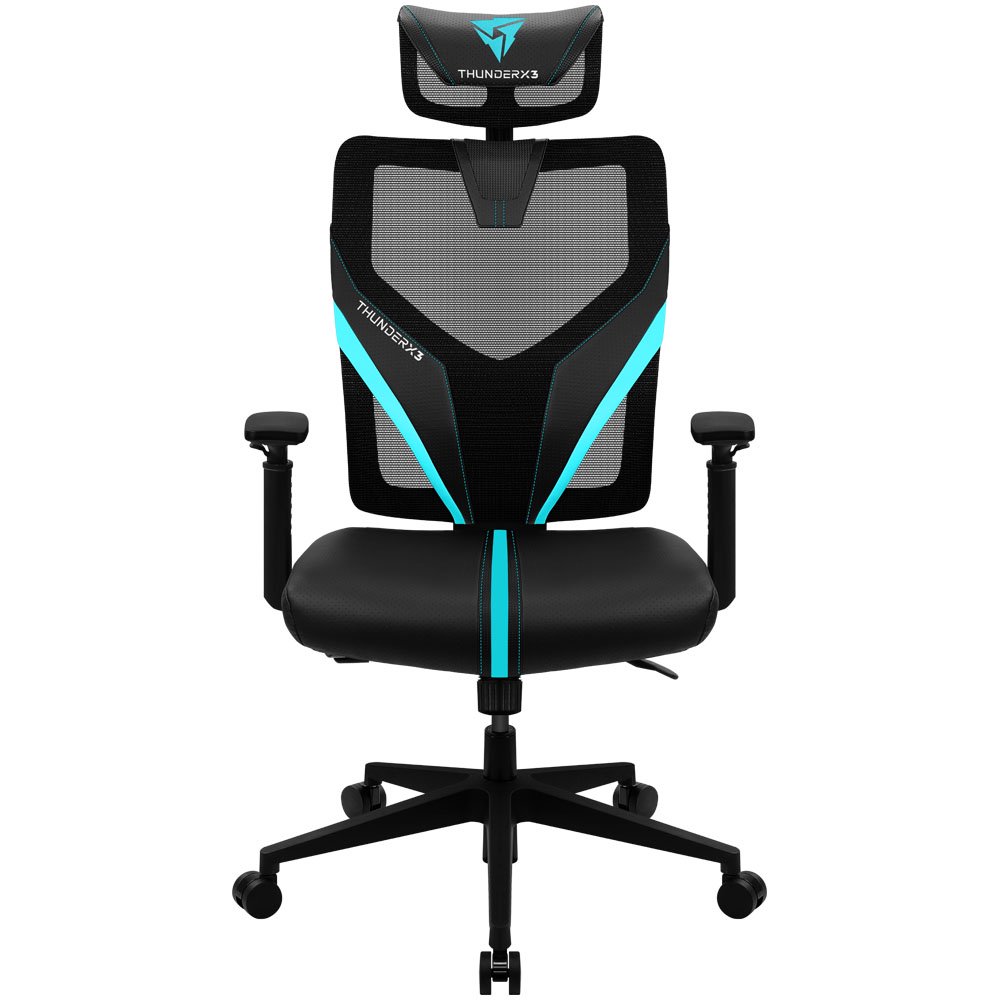 Кресло игровое ThunderX3 Yama1 BC черно-голубое