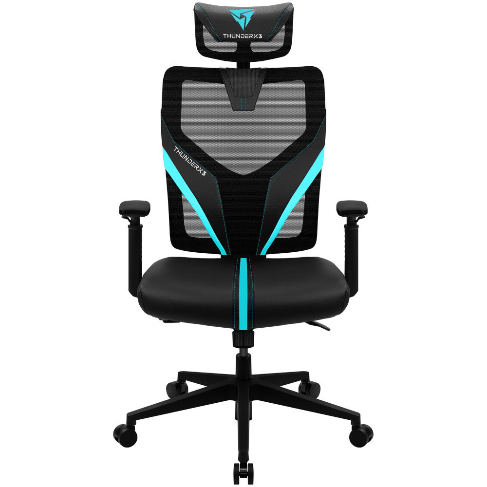 Кресло игровое ThunderX3 Yama1 BC черно-голубое