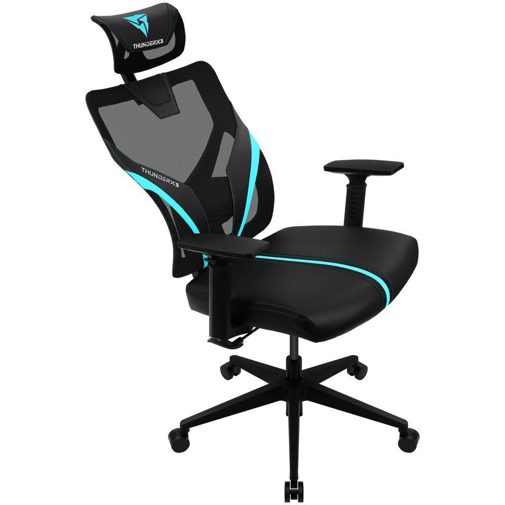 Кресло игровое ThunderX3 Yama1 BC черно-голубое купить,NaN