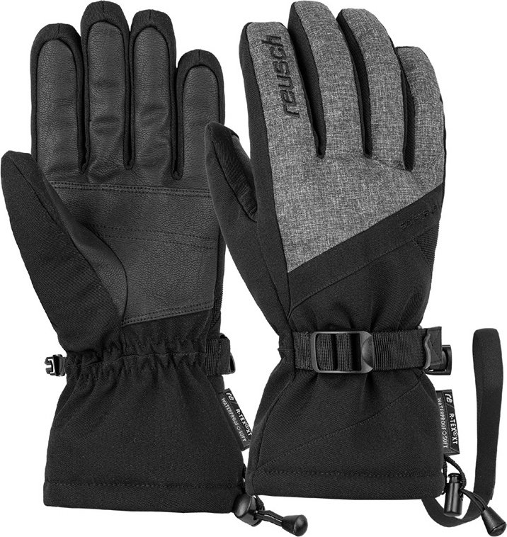 Перчатки Reusch размер 7.5 черный, серый купить,NaN