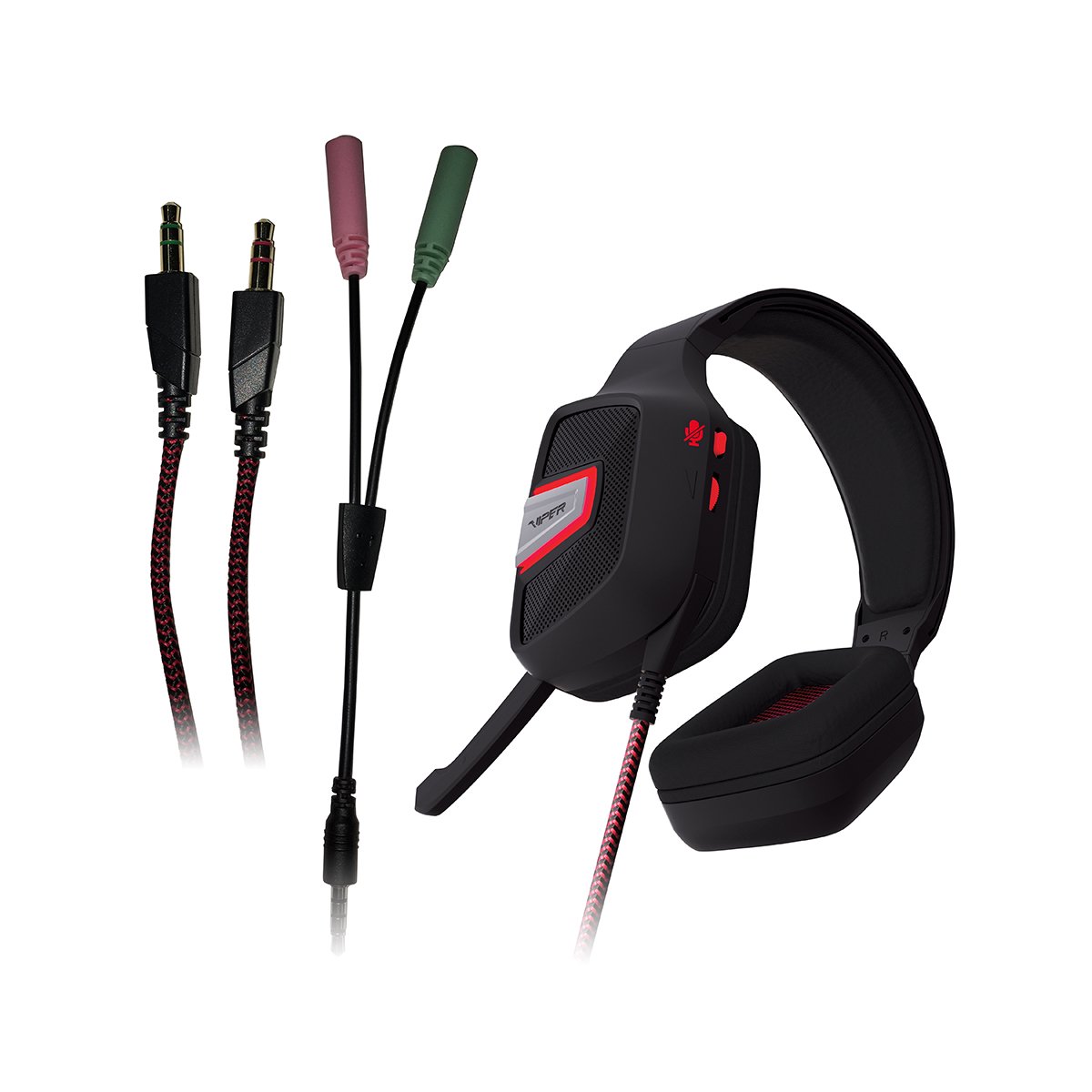 Наушники Patriot Viper V330 черные купить,NaN