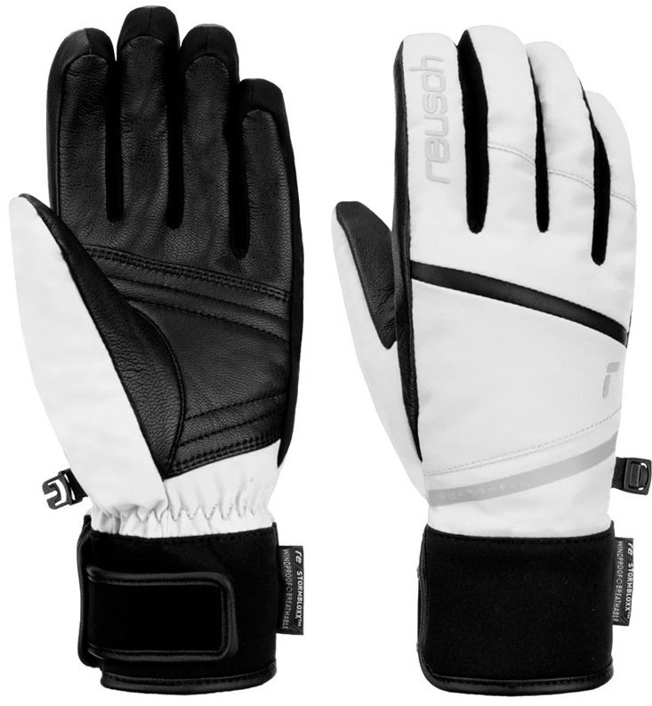 Перчатки Reusch размер 6 черный, белый