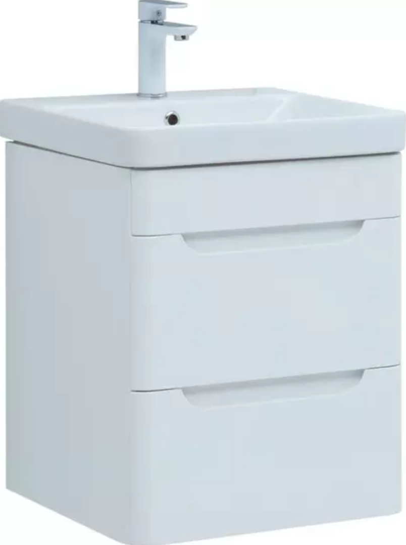 Тумба с раковиной Aquanet София K0000078186 50x63x46см белый купить,NaN