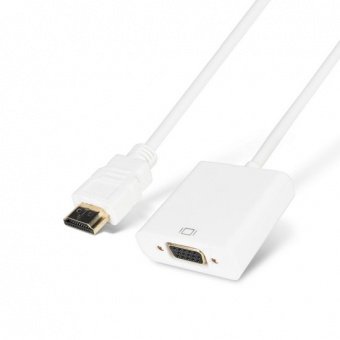 Переходник Ship  HDMI VGA SH-Chvl OEM белый