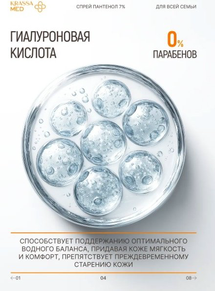 KRASSA Med Panthenol 5% бальзам для тела 150 мл купить,NaN