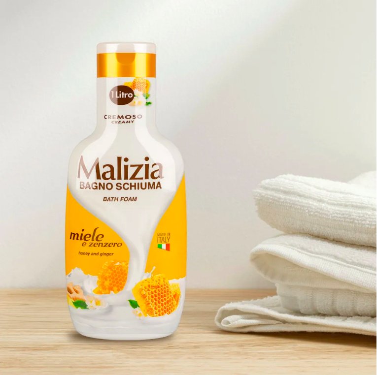 MALIZIA HONEY and GINGER пена для ванны 1000 мл купить,NaN
