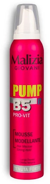 MALIZIA Giovani Pump B5 Modelliante мусс сильная фиксация 200 мл купить,NaN